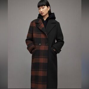 AllSaints Mabel double-breasted coat